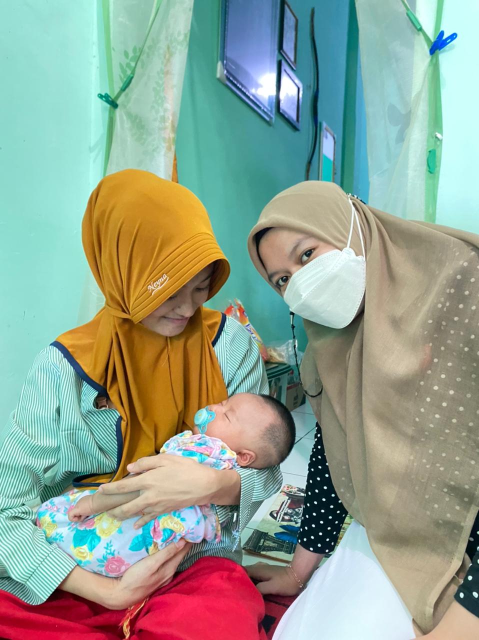 Kunjungan kedua 1000 hari kehidupan dirumah Ibu Windy Sri Utari 